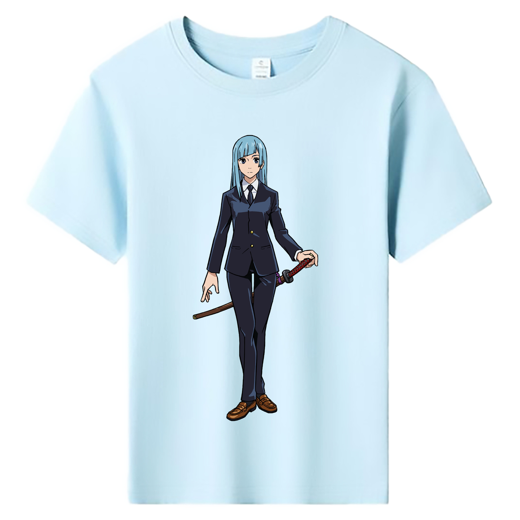 （画像用） 呪術廻戦 Jujutsu Kaisen 綿100％キッズTシャツ（フロントプリント）